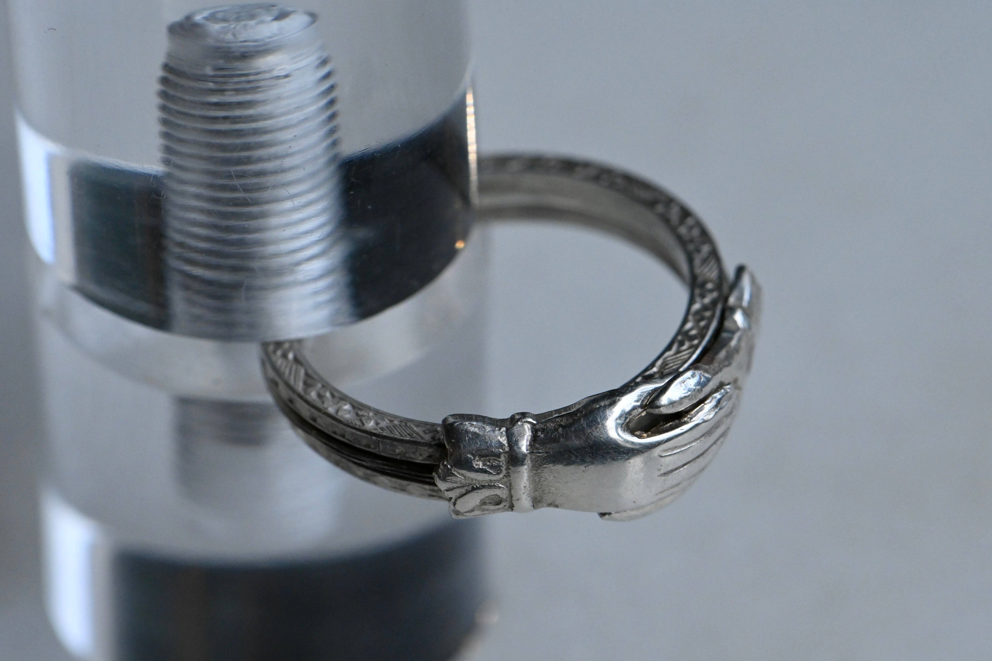 Contemporary Fede Gimmel Ring | Heirloom Art Co.