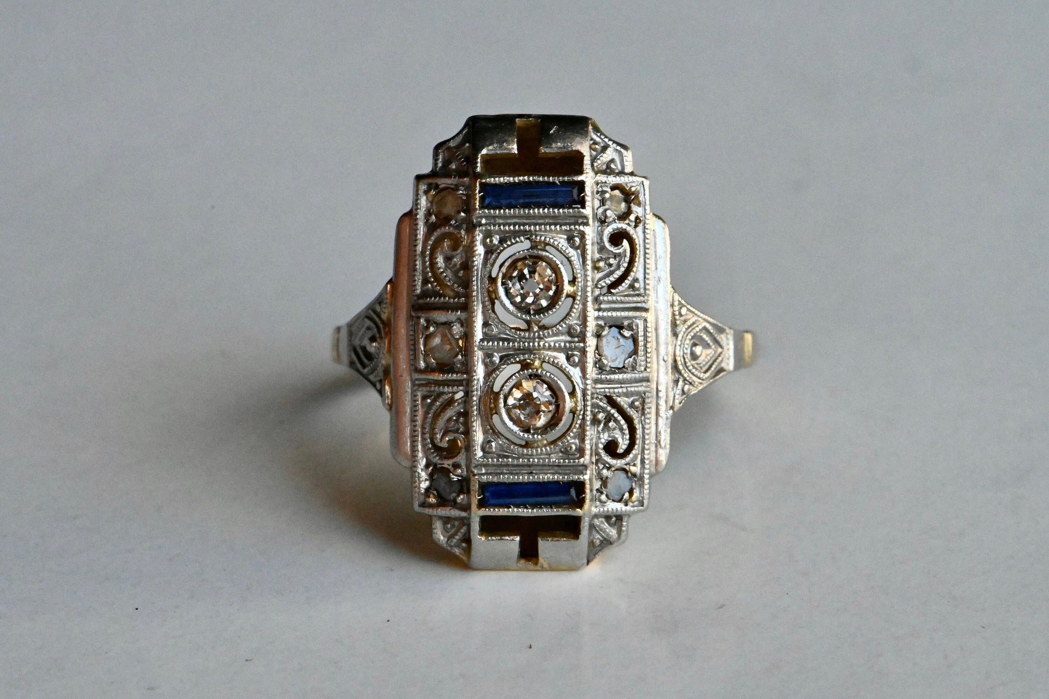 Vintage outlets Art Deco Cocktail Ring